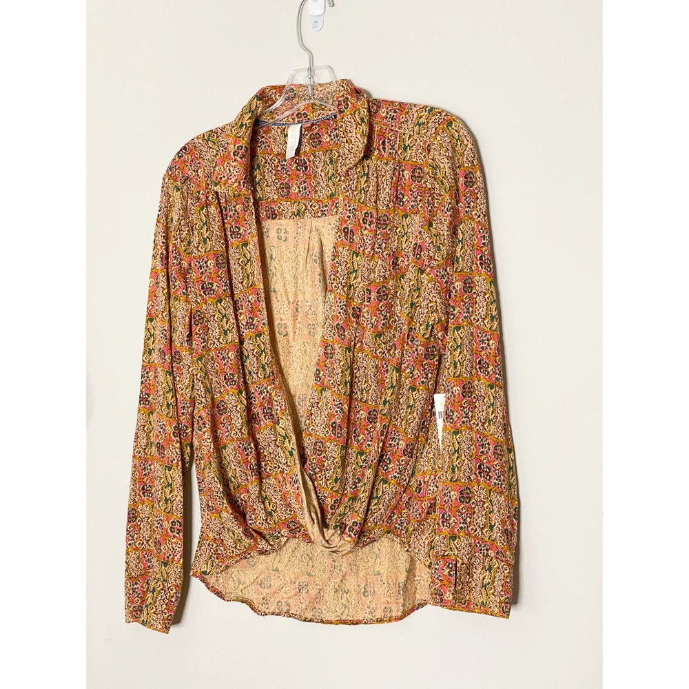nEW Anthropologie Pilcro Tisha Surplice Blouse - Picture 2 of 4